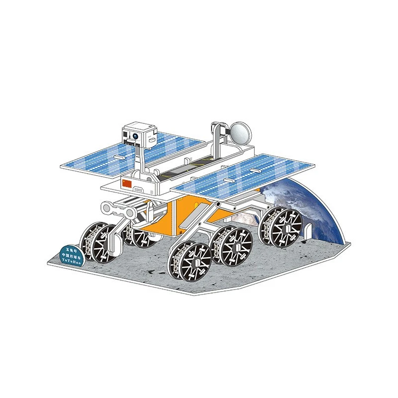 3D Space Rocket Puzzle high quality