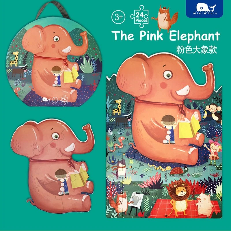 Cartoon Forest Animal Party Puzzle
