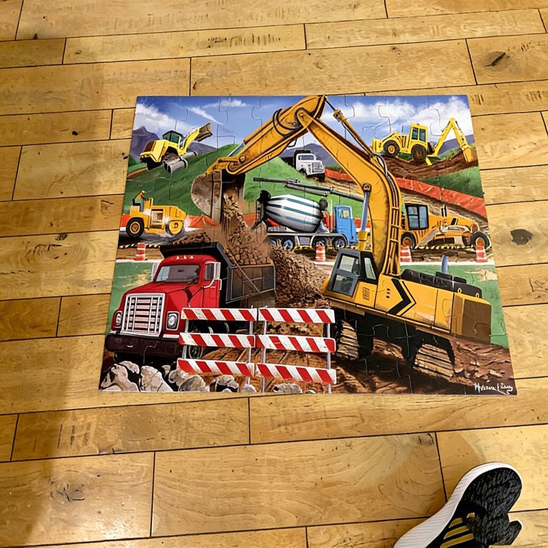 Construction Site Floor Puzzle high quality