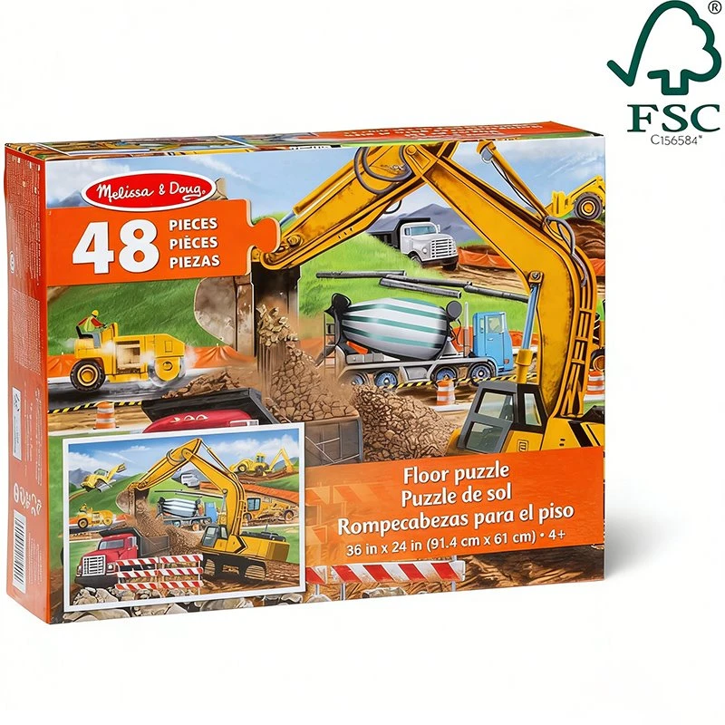 Construction Site Floor Puzzle