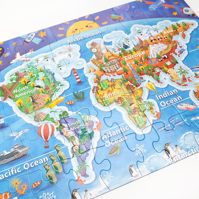 Quality display of jigsaw puzzle