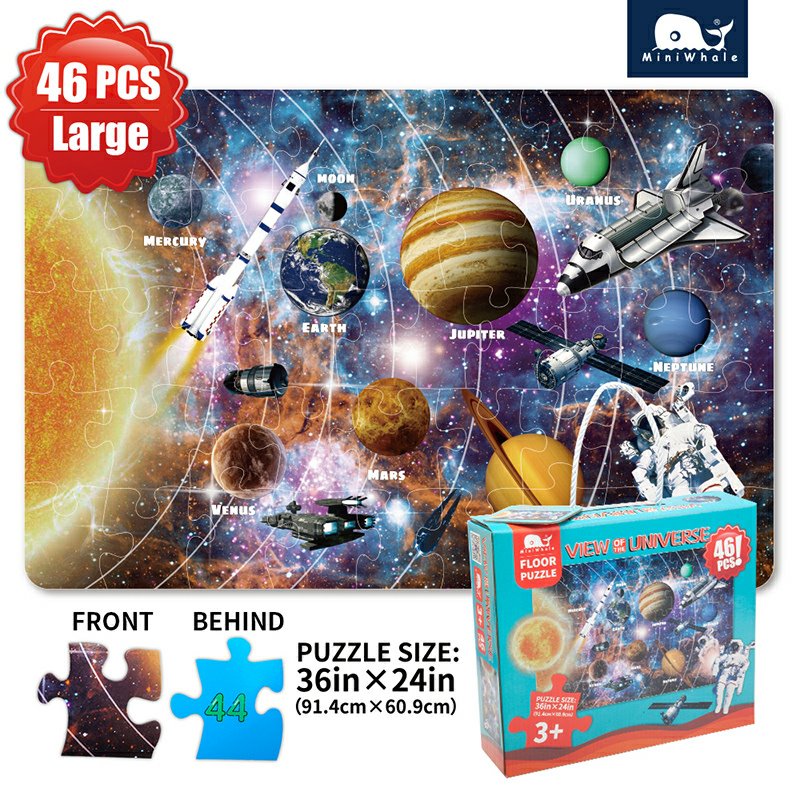 Giant Double-Sided Solar System Puzzle