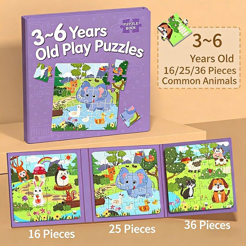 Kids Magnetic Puzzle Folding Book factory