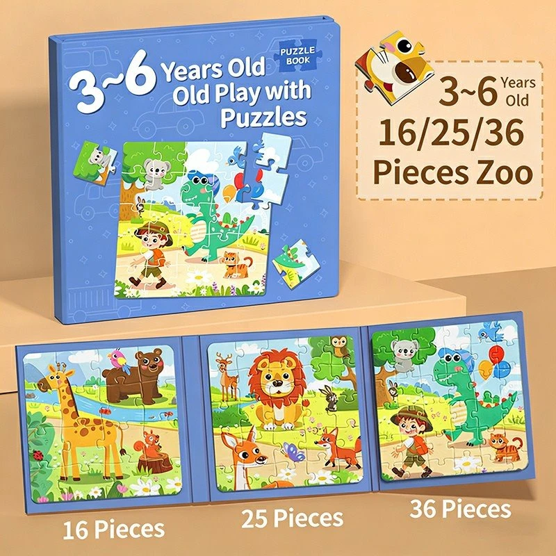 Kids Magnetic Puzzle Folding Book suppliers