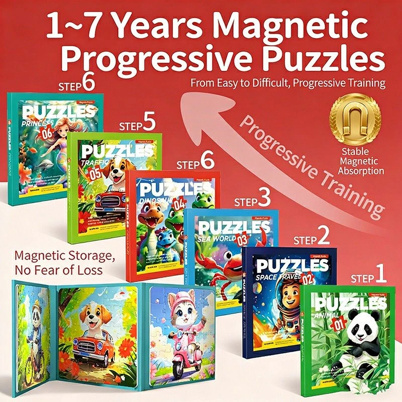 Magnetic Puzzle Folding Book price