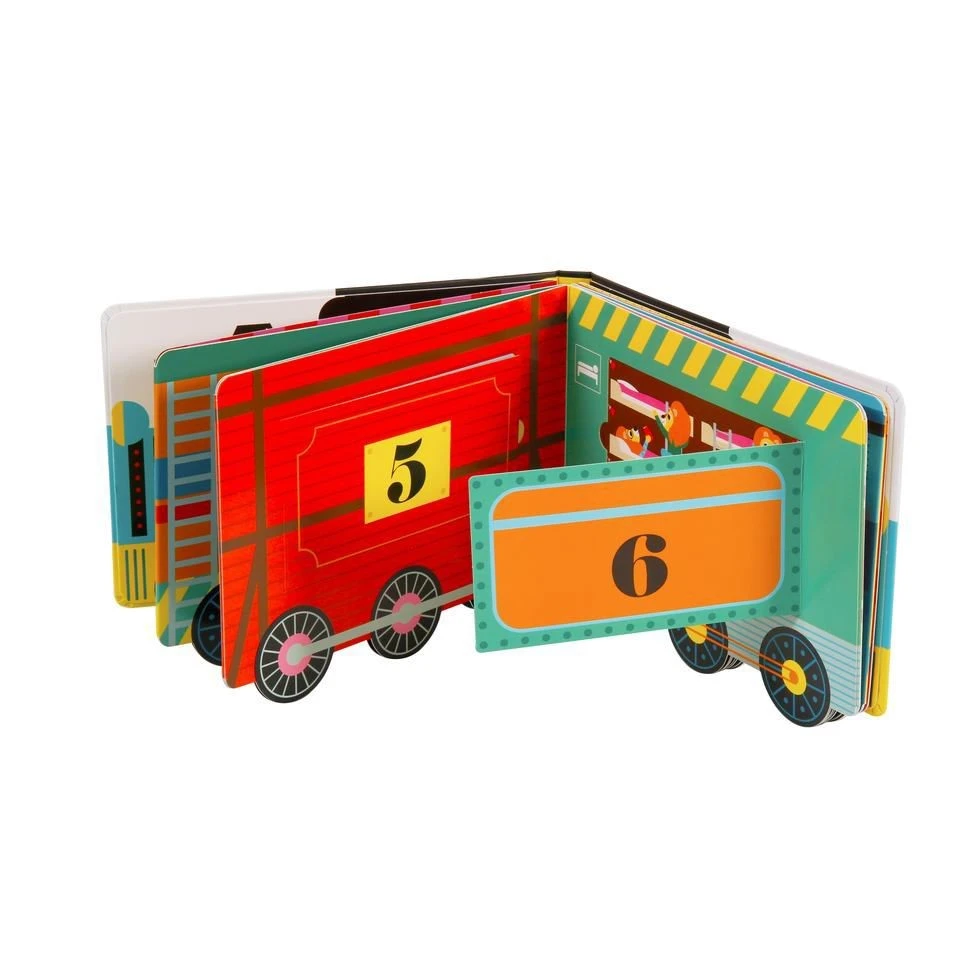 Number Train Interactive Lift Flap Board Book factory