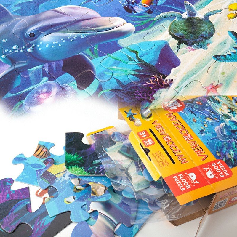 Quality display of jigsaw puzzle