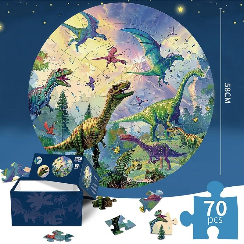 Round 70-Piece Floor Puzzle high quality
