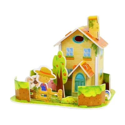 Creative 3D House Puzzle