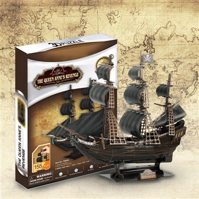 Full Color Sailboat 3D Puzzle