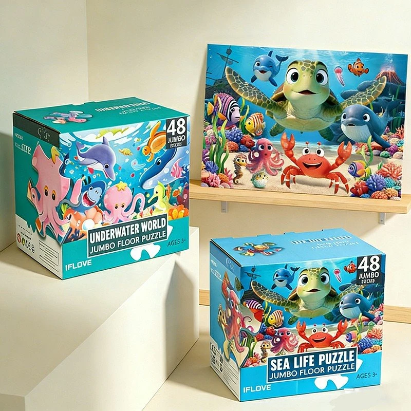 Underwater World Flat Jigsaw Puzzle factory