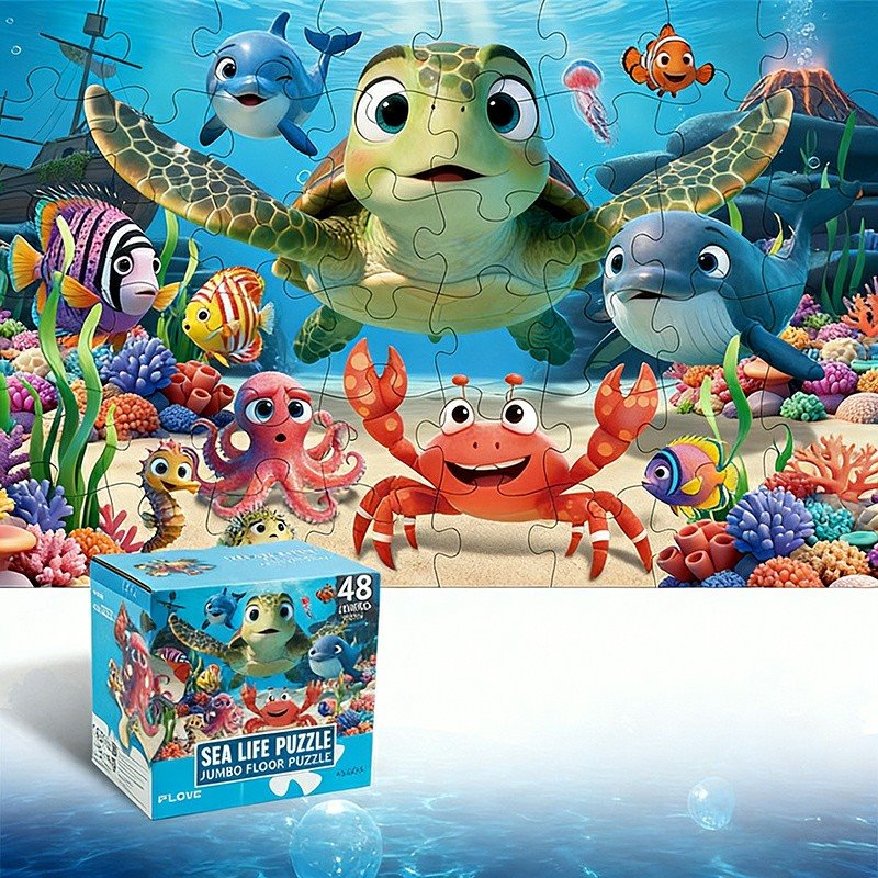 Underwater World Flat Jigsaw Puzzle price